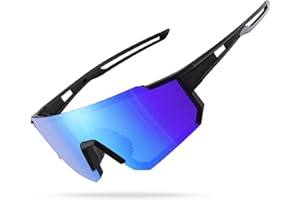 ‎SUOSO suoso Sportbrille-Sonnenbrille Herren-Damen-Fahrradbrille-Sunglasses men-Polarisiert-UV400-Damen-Ski Sonnenbrille-Schnelle Brille Rave-Radfahren-Fahrrad-Angeln-Rennrad brille