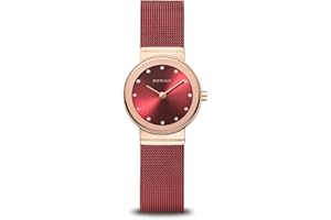 BERING Damski Analogowy Kwarcowy Kolekcja Zegarek na rękę ze Stal nierdzewna pasek oraz Szafirowe szkło