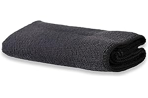 ENA Living Black Microfibre Cloth, Efficient Dusters For Cleaning, Uses Less Water & Chemicals, Picks Up More Dirt, Ideal For Car Cleaning, Window Cleaner, Durable & Effective Dusters For Cleaning