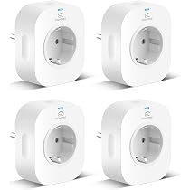 Konyks Priska MAX 3 FR Dual Pack: Presa Intelligente WiFi+BT Con Contatore Consumo, 16A - 4
