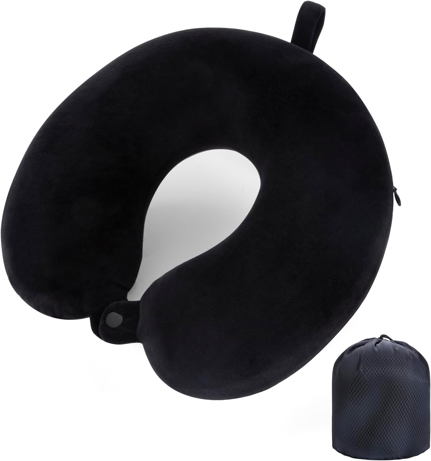 WENGX Travel Pillow Neck Pillow Memory Foam Travel Pillows Head Support Cushion for Airplane Train Car Office Travel Essentia