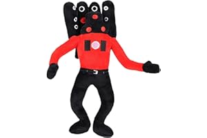 Super JAKES Skibidi Toilettes en Peluche,Skibidi Toilettes en Peluche,Créatif Drôle en Peluche Anime Skibidi Toilettes Peluches Poupées,Cadeaux à Collectionner pour Enfants Fans Adultes Anniversaire