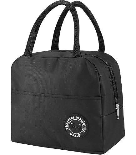 Borsa Termica 6L, Borse da Picnic Pranzo, Borse per il Pranzo Impermeabili, Borsa Termica Pieghevole, Borsa del Pranzo, Borsa Frigo, per Escursionismo,Picnic All'aperto,Barbecue,Lavoro(Grigio