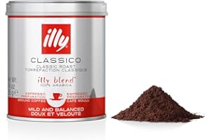 Illy Ground Espresso Coffee Medium Roast