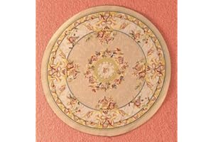 The Dolls House Emporium Cream Circular Rug