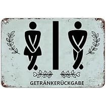 Tin Sign Blechschild „Es Kann Nur Einer Siegen“ | Eisernes Kreuz Design | 20x30 Cm | Retro Deko Für Bar, Garage & Werkstatt