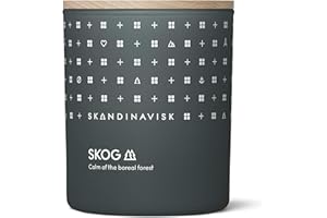 Skandinavisk Skog 'Forest' Mini Scented Candle. Fragrance Notes: Pine Needles and Fir Cones, Birch Sap and Lily of The Valley. 65 g.