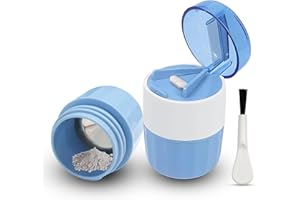 ONGNIUU 3 in 1 Trita Pastiglie Medicine, Taglia Pastiglie, Trita Compresse, Taglia Pillole, Senza BPA, Adatto per Vitamine, Compresse e Pillole (Blu)