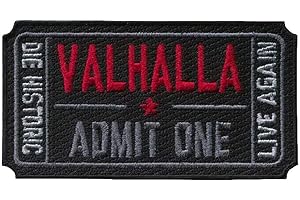 Titan One Europe Tactical Ticket To Valhalla Mad Max Vikings Patch Toppa Ricamato Tattica Militare