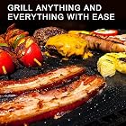 BBQ Grillmatte , Mixigoo Grillmatten zum Grillen und Backen – Bild 2