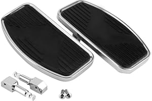 Ladieshow Motorradpedale, 2-TLG. Vorderrad Motorrad-Trittbrett-Bodenplatte Refit Fit für VTX 1300 1800