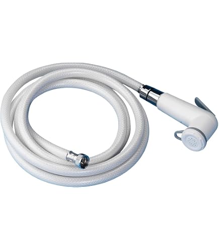 Plastimo CAN-SB NI2466 Doccetta Diritta Bianca Per Doccia – Ricambio Soffione, Peso 200g - 2