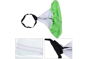 Bediffer Parachute de résistance pour Enfants, Augmentation de la Puissance Explosive Ceinture réglable 5-15 kg Parachute d'entraînement Compact et léger pour Le Sprint