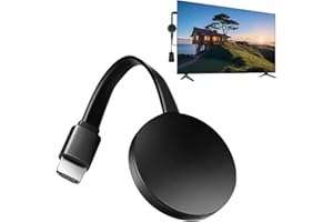 SUUOSL Adaptador de Dongle de Pantalla HDMI Inalámbrico 1080P 2.4 GHz Soporte Miracast Airplay DLNA para Android, iOS, Windows, Monitor, proyector