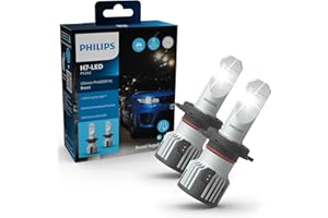 ‎PHILIPS Philips Ultinon Pro6000 Boost H7-LED Scheinwerferlampe mit Straßenzulassung*, 300% helleres Licht**, silber