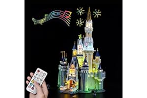 Hosdiy Fernbedienung Sound Beleuchtung Set für (Disney Schloss 71040) Modell, LED Lichtset Kompatibel mit Lego 71040 (Nur Beleuchtung, Ohne Modell Set)