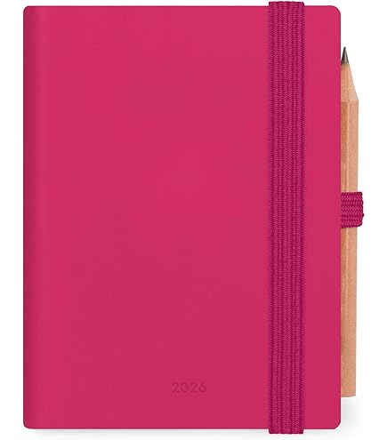 Legami - Agenda 2025 Hebdomadaire Moyen, 12 Mois, Journal De Janvier 2025 à Décembre 2025, Fermeture Avec élastique, Planificateur Mensuel Janvier 2026, Poche Finale, Carnet D'adresses, 12 X 18 Cm