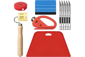 Art3d Kit di strumenti per carta da parati, kit di strumenti per levigare carta da parati per carta da parati, kit di applicazione in vinile