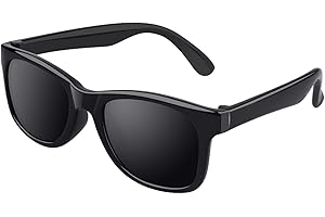 CGID Occhiali da Sole per Bambini Gommati Flessibili Lenti Polarizzate per Bimbi e Bambini 3-5 Anni,K25