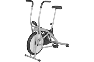 GORILLA SPORTS® Vélo Elliptique - avec LCD Écran, Pulsomètre, Réglable, Gris - Crosstrainer, Ergomètre, Vélo d'exercice, Entraînement à la Maison, Vélo d'Appartement, Cardio, Fitness Équipement, Gym