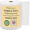 Meown Bubble Wrap 500mmx100m - Premium Quality Bubble Wrap Roll - Packaging Material for Shipping and Storage, Protect Your Goods with Ease