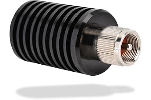 Dummy Load, 100 Watts Peak Power Dummy Load Test Antenna SWR Meter Power Testing 50 Ohms DL-30A 72mm DL-30A Connector for Antenna Testing