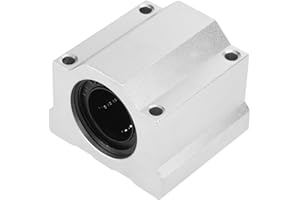 Hyuduo SCS30UU Unità di scorrimento con cuscinetto a sfere lineare, diametro foro 30 mm, lega di alluminio,Cuscinetto a Cuscino D'aria