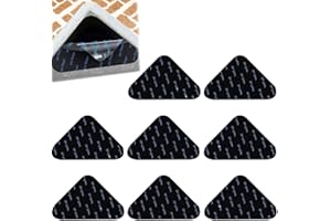 EIYVPRA 8 Pcs Anti Derapant Tapis, Rug Grippers,antiderapant tapis parquet,Réutilisable et Lavable Tapis Antidérapant,Anti Curling Carpet Grippers Coin pour Planchers de Bois Franc, Carpettes et Tapis