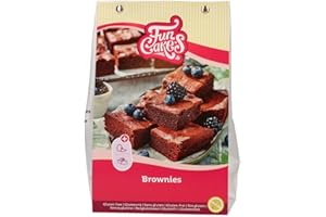 FunCakes Mix pour Brownies, Sans Gluten : Facile à Utiliser, pour Brownies et Gâteaux au Chocolat avec une riche saveur de Chocolat, Certifié Halal, 500g