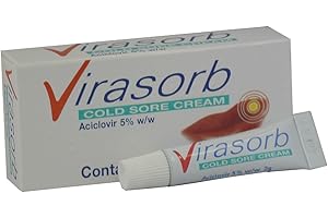 Virasorb Cold Sore Cream, Aciclovir 5%, 2g