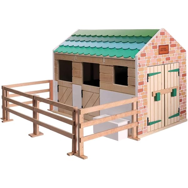 wooden farm barn toy