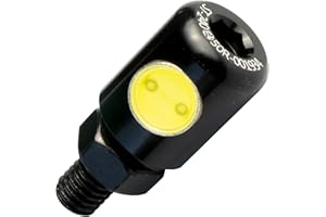 Iguana Custom Parts - Mini luce LED omologata per illuminare la targa del tuo moto con vite