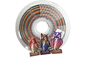 CC3D Filament PLA 3D, wielokolorowy, jedwabny, zmiana koloru, gradient kolorów, 1,75 mm, 1 kg