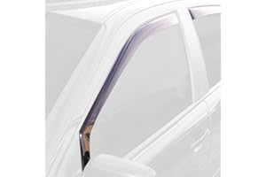 CLIMAIR Window Visors Dark compatible with Jaguar XF sedan 2008-, Black