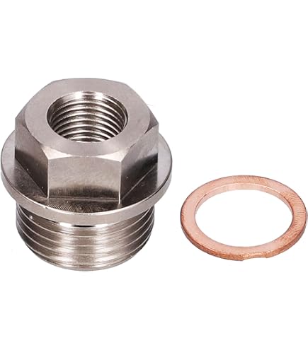 Adattatore T per collegare sensore pressione o Tubo olio motori Fiat Uno turbo Punto Gt 1.3