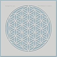 dekorative Wandschablone Blume des Lebens | Schablone 7510 | Ø 35cm, Ø 40cm, Ø 45cm