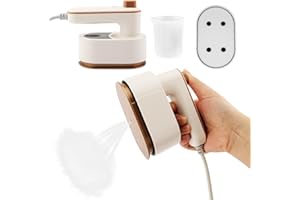 Jiakalamo Fer à repasser de voyage portable pliable, mini fer à repasser de voyage portable, chauffage rapide, repassage à sec et humide Petit fer à repasser léger pour la maison Voyage