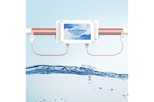 JOBYNA Adoucisseur d'eau pour toute la maison,Système de filtre à eau,Système de purification de l’eau sans sel, filtre anti calcaire améliore la qualité de l'eau (Nouveau Modèle)