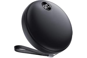 ‎EXTSUD EXTSUD Hand Warmer Electric Pocket Warmer Rechargeable Hand Warmer Quick Charge Hand Warmer Ultralight & Portable USB Power Bank Winter Gift for Men and Women