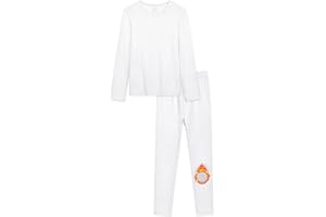 VZV Thermounterwäsche Kinder Mädchen Innenfleece Skiunterwäsche Kinder Funktionsunterwäsche Sets Thermo Unterwäsche Thermounterhemd und Thermo Leggings für Mädchen