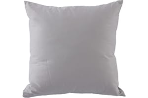 ‎ATSENSE ATsense 2er Set Kissenbezug 80x80 cm - 100% Baumwolle, Hellgrau Kopfkissenbezug mit Reißverschluss, Super Weicher Kissenbezug, ÖkoTex Zertifiziert & für Allergiker Geeignet