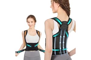 FDEETY Correcteur Posture Dorsale Ajustable Respirant Orthèse Redresse Dos Support Lombaire Ceinture Maintien Épaules Colonne Vertébrale Soulagement Douleur