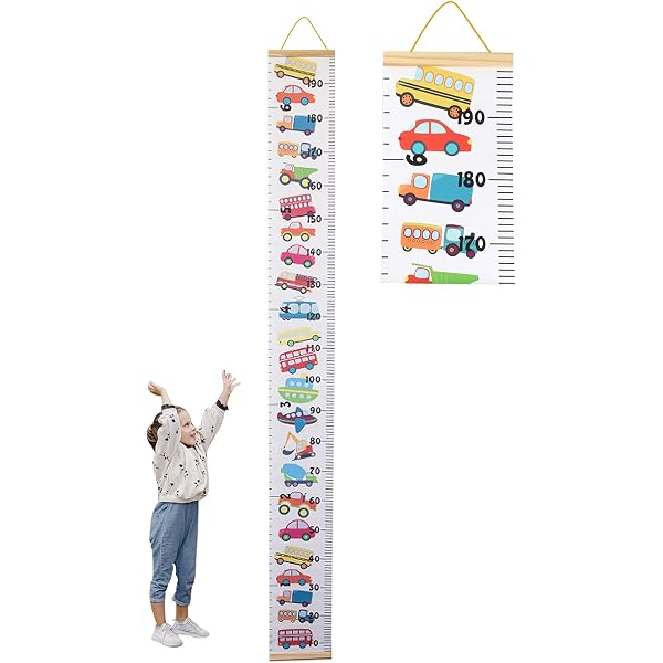 Toise Murale Dinosaure Pour Enfants - Règle De Mesure 200 Cm - Décoration Chambre Bébé