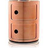 Kartell Componibile, Mobile Contenitore, 2 elementi, Rame
