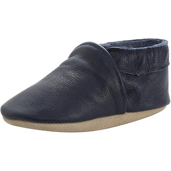 Chaussures Bébé En Cuir Souple - Taille 15cm (18-24 Mois) - Noir - Neuf Sans Emballage