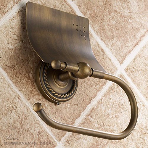 Preisvergleich Produktbild WSJJGAO Toilettenpapierhalter Toilette Europäische Toilettenpapierschale Toilettenrolle Toilettenwickelmaschine Toilettenpapierhalter Toilette Vintage Handtuchhalter-at