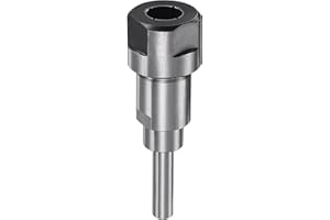 sourcing map Enrutador Pinza Extensión Varilla Convertidor Adaptador 8mm a 12,7mm (1/2") para CNC Grabado Máquina Carpintería Fresado