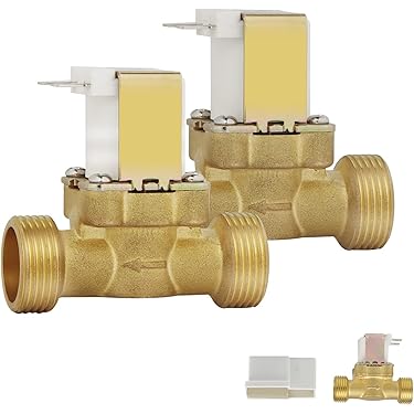 1/2 inch elektrische magneetventielen Messing normaal gesloten vloeistofklep DC 12V Single Pilot magnetische klep Duurzame stromingsschakelaar voor waterregeling