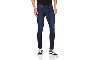 ZE ENZO ENZO Mens Super Skinny Slim Fit Stretch Denim Retro Jeans Pants