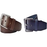 2 Genuine Leather Men's Belts